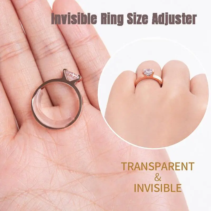 

Ring Re-sizer 8 Sizes/Set Ring Re-sizer Invisible Ring Size Adjuster Silicone Invisible Ring Size Adjuster Reducer Ring Sizer Fi