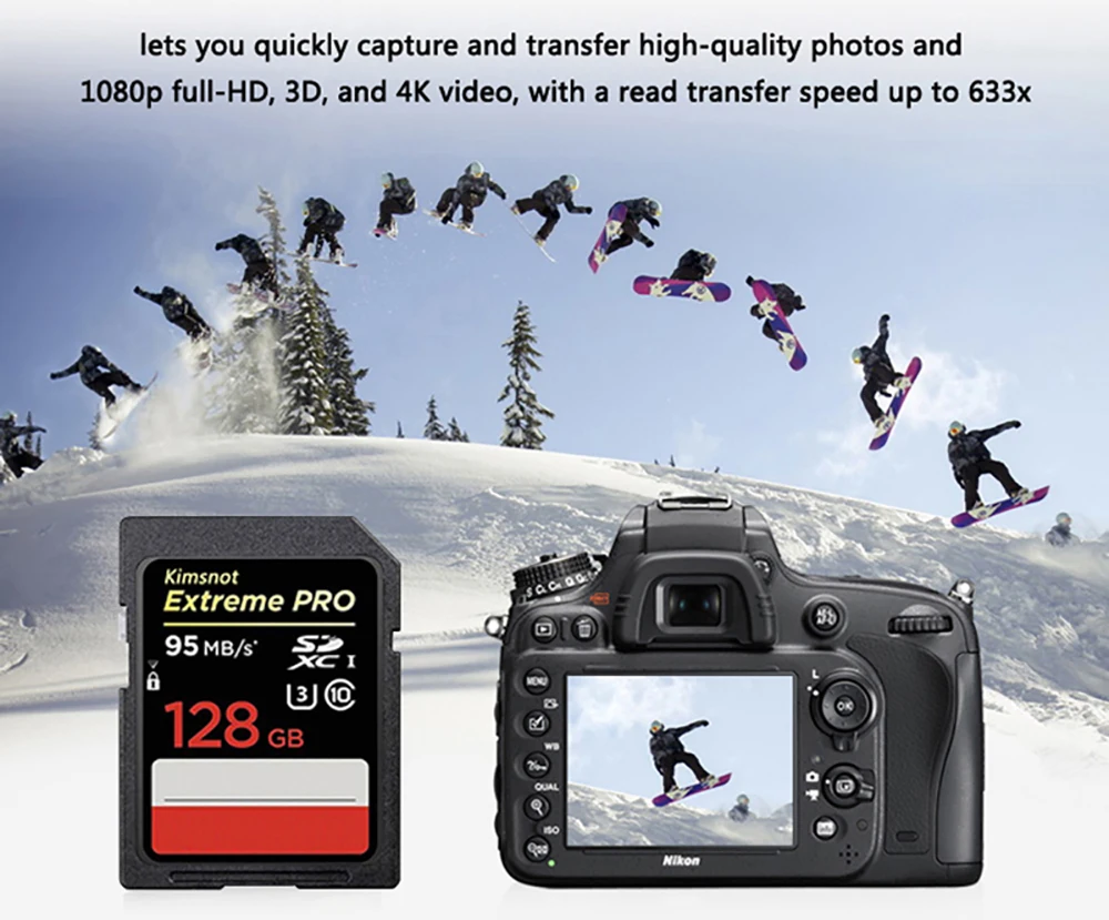 16gb micro sd card SanDisk Extreme PRO Memory Card SD card 64GB 512GB 128GB 256gb 32gb Memory Card U3 4k High Speed Class 10 170MB/s V30 for camera 4gb memory card