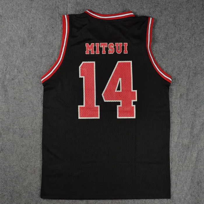 Школьный Топ для косплея Slam Dunk Shohoku № 14 Mitsui Hisashi жилет баскетбольная майка