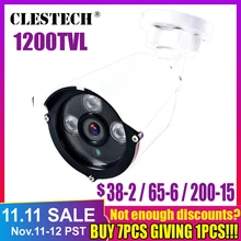 3 массива 1200TVL 960H HD CCTV камера 24h ночного видения Пуля для аналогового наблюдения инфракрасная домашняя видео система водонепроницаемая ip66