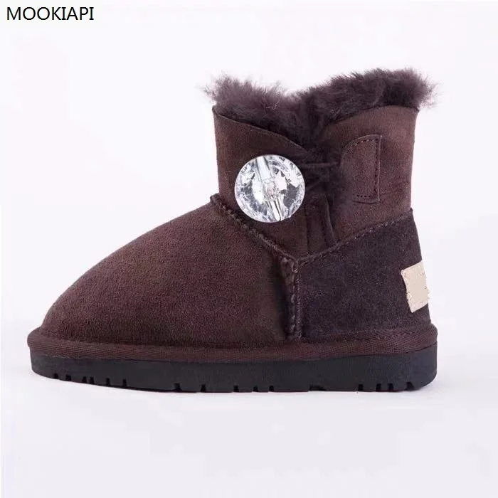 

In 2019, Australia's newest sheepskin and fur children's snow boots, pure wool toddlers'high-quality snow boots, 6 colors