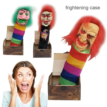 

Economical Wooden Prank Scare Box Surprise Joke Horror Funny Halloween Prank Toys ds99