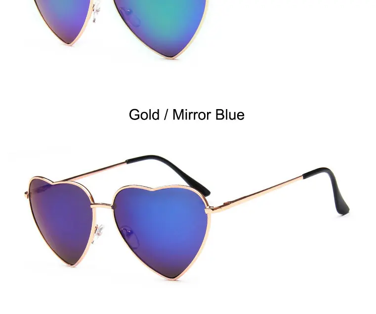 SIMPRECT сердце солнцезащитные очки Для женщин Ретро Зеркало UV400 эластичность нога металлические солнцезащитные очки модные винтажные очки De Sol Mujer