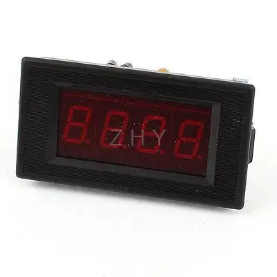 

Plastic Shell 3 1/2 Digits Red LED Wired DC 50V Waterproof Voltmeter