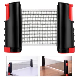 1pc Table Tennis Net Retractable Portable Professional Ping Pong Post Net Rack Family Entertainment Fitness Tennis Equipment
