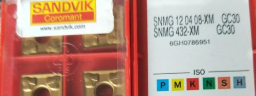 10 шт. твердосплавная вставка SNMG 120408-XM GC30