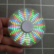 Вращение небольшой RGB DIY Led POV круглый треугольник SMD Обучающий набор прочный акриловый ручной Спиннер интересный
