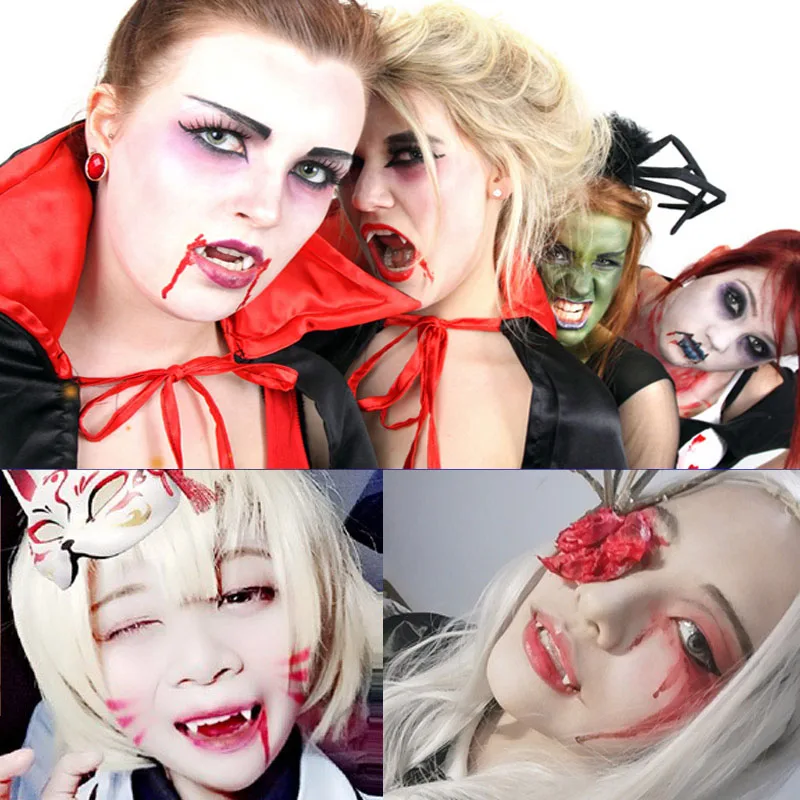 Vampire-Teeth-Fangs-Elf-Ears-Dentures-Props-Halloween-Costume-Fairy-Cosplay-Zombie-False-Tooth-Ears (3)