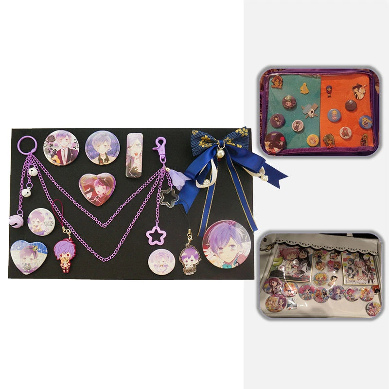 Ita Bag Pin Insert Plate Diy Free Cut Replaceable Badge Decorative