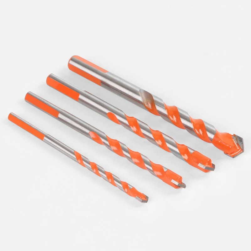 HHO-5Pcs многофункциональные керамические сверла установщик спиральные сверла оправки отверстие пилы Набор сверления для бетона, кирпича, пластика