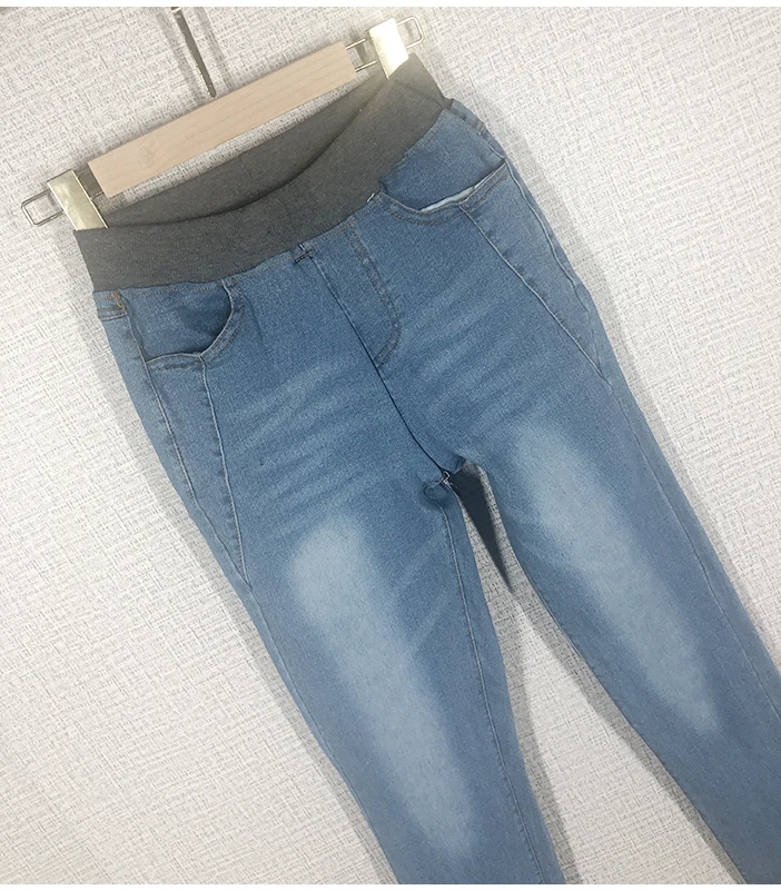 Outdoor Sex Jeans Pants Women High Waist Skinny Denim Trousers Female Sexy Leggings Open Croch Zippers Broek Clothing Plus Size