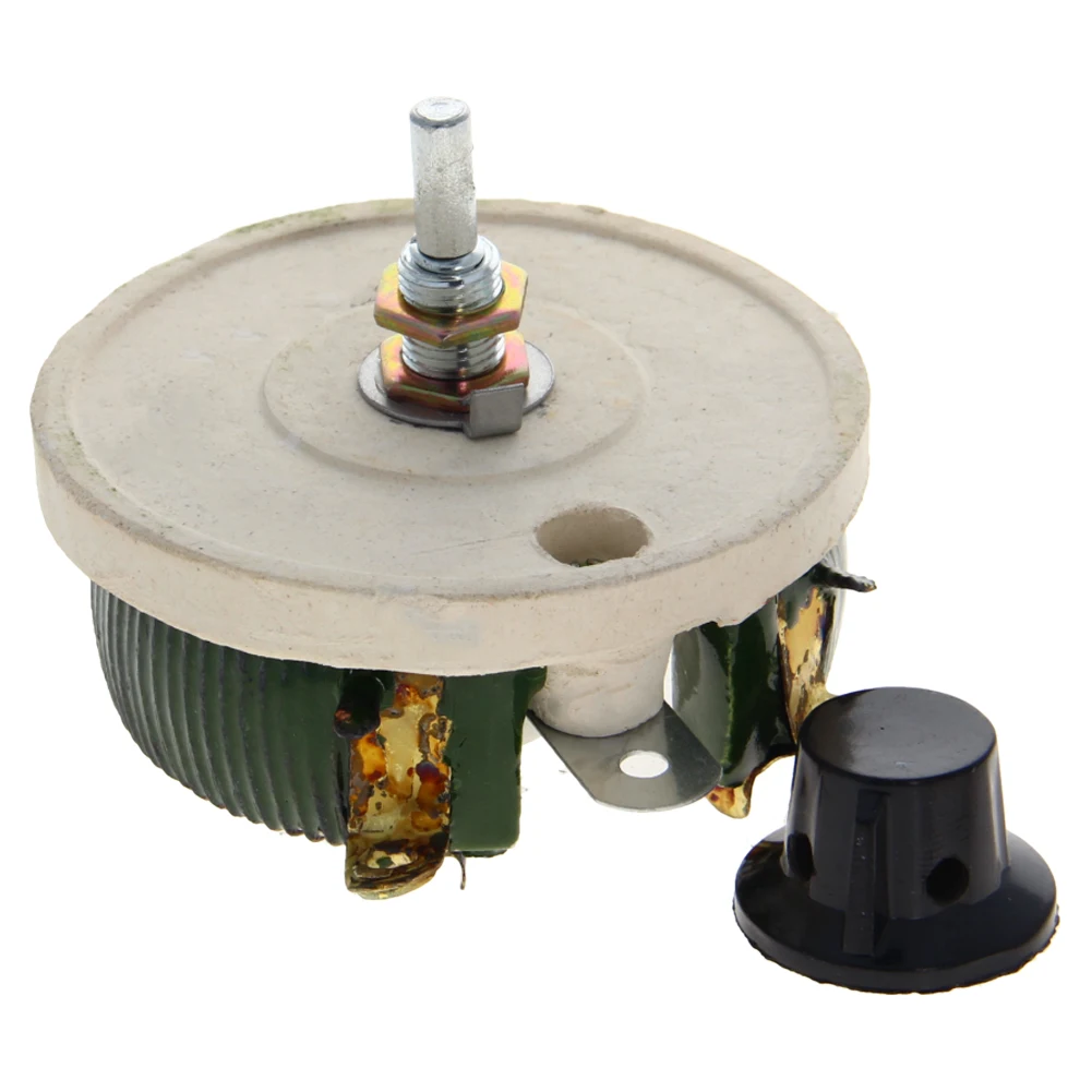 uxcell 15 Ohm 100W High Power Ceramic Wirewound Potentiometer with Knob Rheostat Variable Resistor 