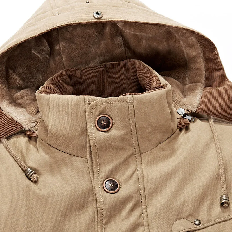 Брендовая зимняя мужская куртка, размер 5XL 6XL, теплая Толстая ветровка, высокое качество, флис, хлопок, ватник, парка, Военный стиль, пальто, одежда