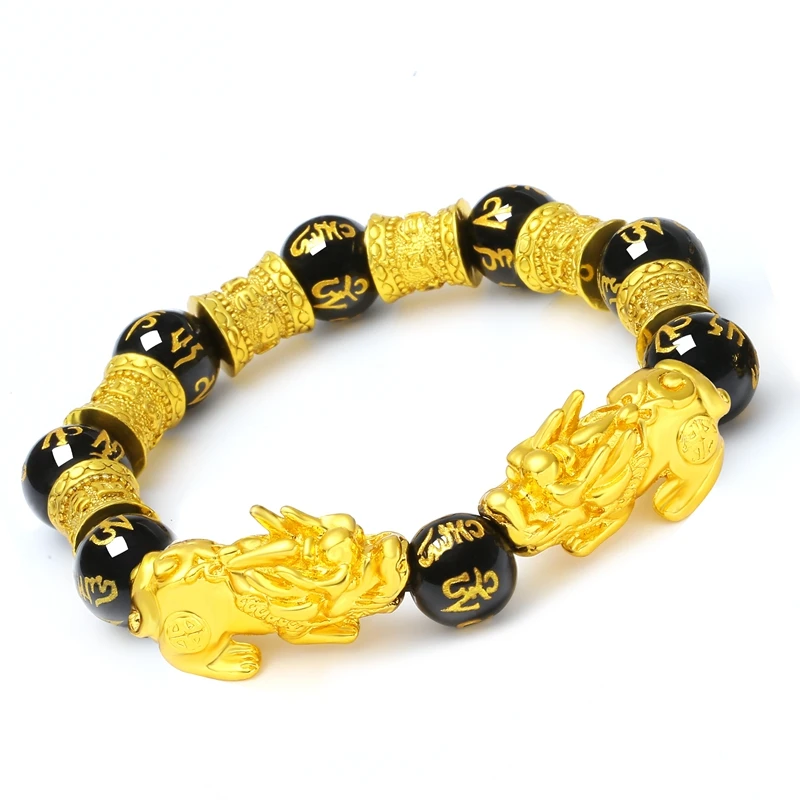 Подарок богини ко Дню Святого Валентина свинка Саркин Зодиак красная веревка влюбленных обсидиан браслет хорьки привлекают деньги