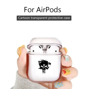 

Earphone Case For Apple Airpods pro Case Cover Transparent Clear Earphone Case For Airpods 1/2 Case Machine Gun Punisher