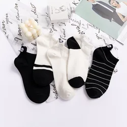 5 - Pack Cartoon Animal Print Women's Cute Cotton Socks Set - Kawaii Casual Style - One Size (3)