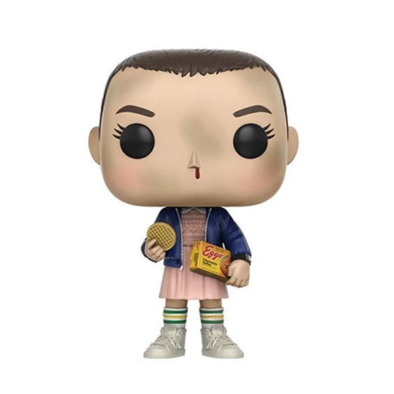 Аниме странные вещи 9 см ПВХ Фигурки игрушки Eleven с Eggos Demogorgon коллекционные модель