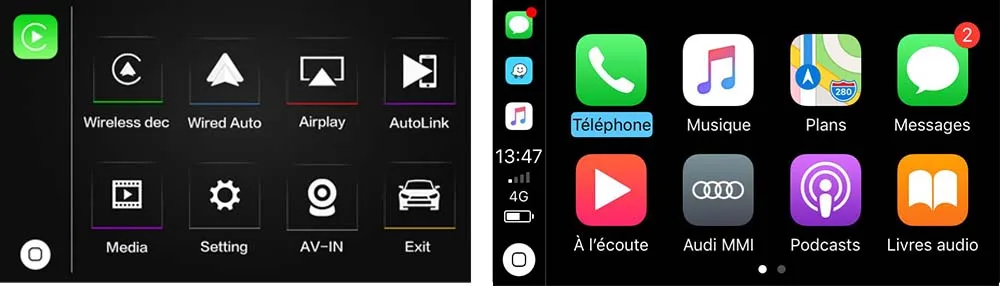 Беспроводной CarPlay для Audi A6 A7 C7 MMI 3g/3g+ интерфейс MuItimedia CarPlay и Android автоматический комплект модернизации