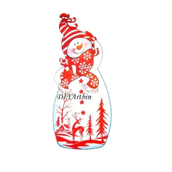 

New Arrival Christmas Snowman Cutting Dies Metal Scrapbooking Dies Metal Nouveau Arrivage 2020 Little Baby Brithday Tag Die