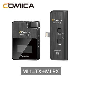 

COMICA BoomX D MI1 2.4G Digital Wireless Microphone For Smartphones Transmitter Receiver Mic BoomX D vs RODE GO Mic