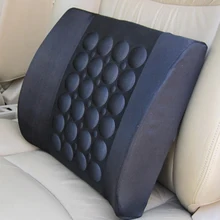 1PCS Multi-functional Electrical Car Massage Lumbar Support Cushion Vehicle Back Seat Relaxation Waist Support Cushion Pillow