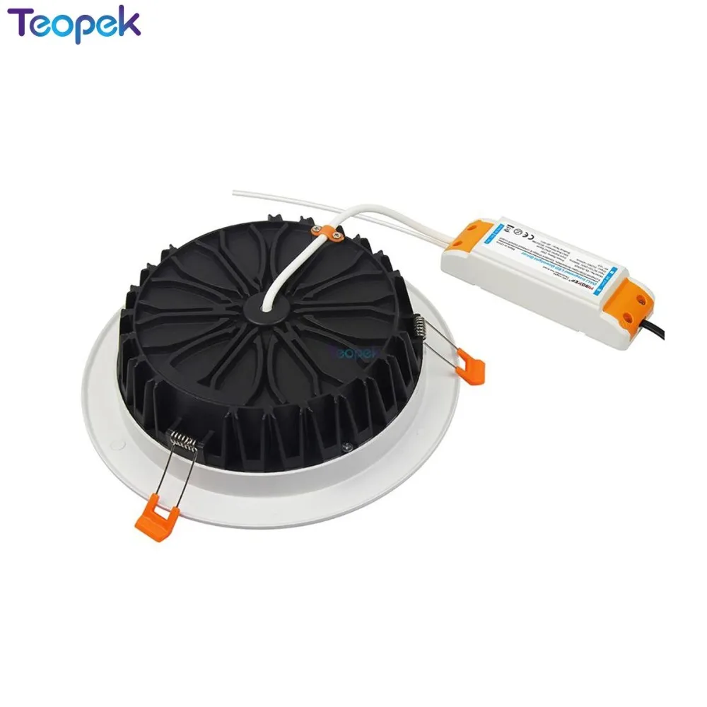 MiBoxer DALI 25 Вт RGB+ CCT светодиодный светильник DL-DOW25 AC100-240V 2700K~ 6500K Совместимость с DALI панель затемнения диапазон 0