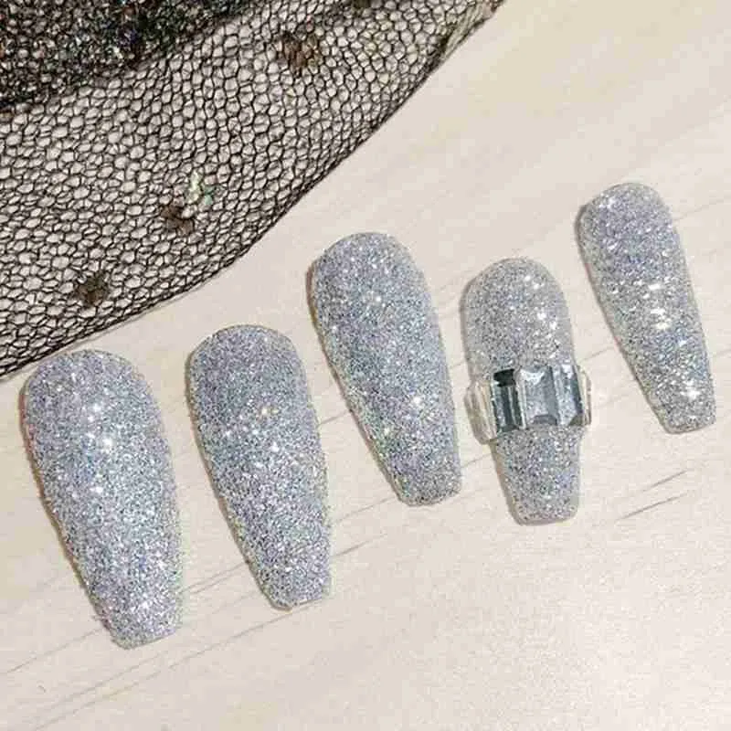 8 Colors Nail Crystal Diamond Powder Rainbow Color Glitter Shiny Pigment Holographic Glass Micro Drill Nails Art Decoration