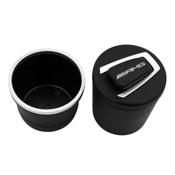 

1 PCS For Mercedes Benz AMG GLC GLE CLA GLA W205 W211 W213 Car Truck LED Cigarette Smoke Ashtray Blue LED Light Ashtray Box