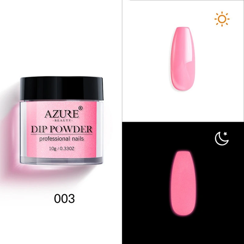 HOT Nail Glitter Powder 6 Colors Dust Luminous Pigment Fluorescent Powder Nail Glitters Glow in the Dark - Цвет: 3