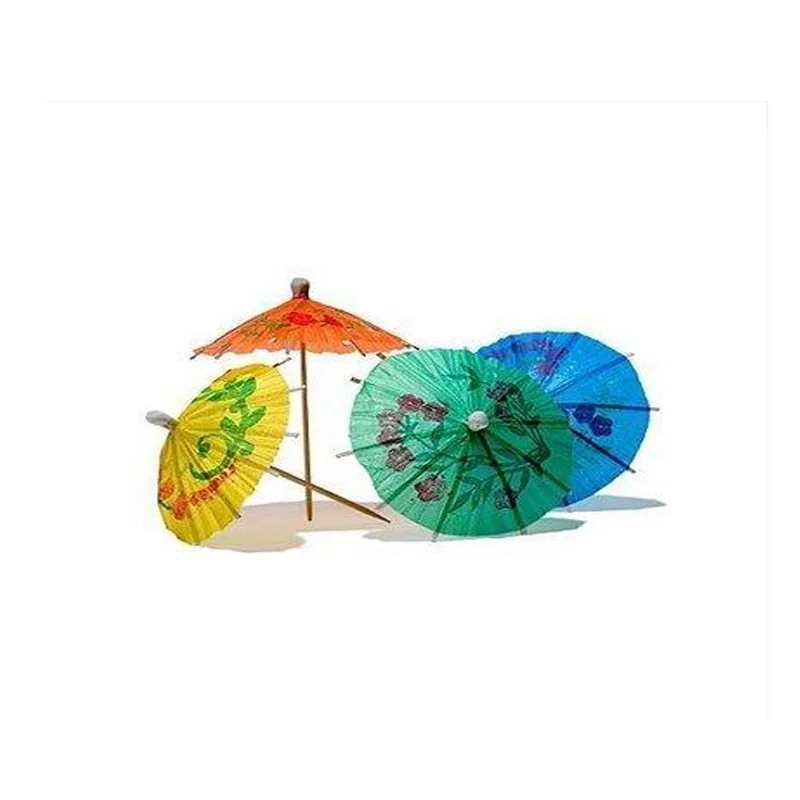 

Toothpick Small Umbrella Fruit Platter Cake Cocktail Personalized & Creative Decoration Paper Umbrellas-Style Educational Small