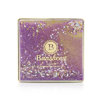 

New Hot Quicksand Makeup Eyeshadow Palette 12 Color Glitter Matte Shimmer Pigmented Eye Shadow Powder