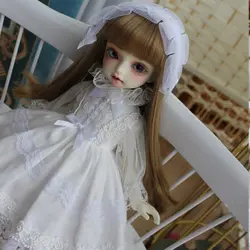 1/6 1/4 1/3 BJD белое платье + украшение для волос для 1/6 YOSD 1/4 BJD MSD 1/3 BJD Blyth платье для куклы кукла аксессуары BJD платье