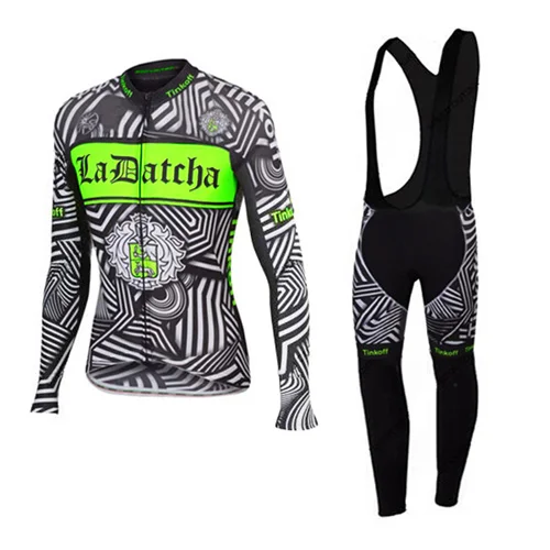 Maillot Ropa Ciclismo Invierno Tinkoff зимний комплект велосипедной одежды из флиса с длинными рукавами, велосипедная одежда - Цвет: 7