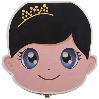 

New Kids Tooth Box Organizer For Baby Save Milk Teeth Wood Storage Box