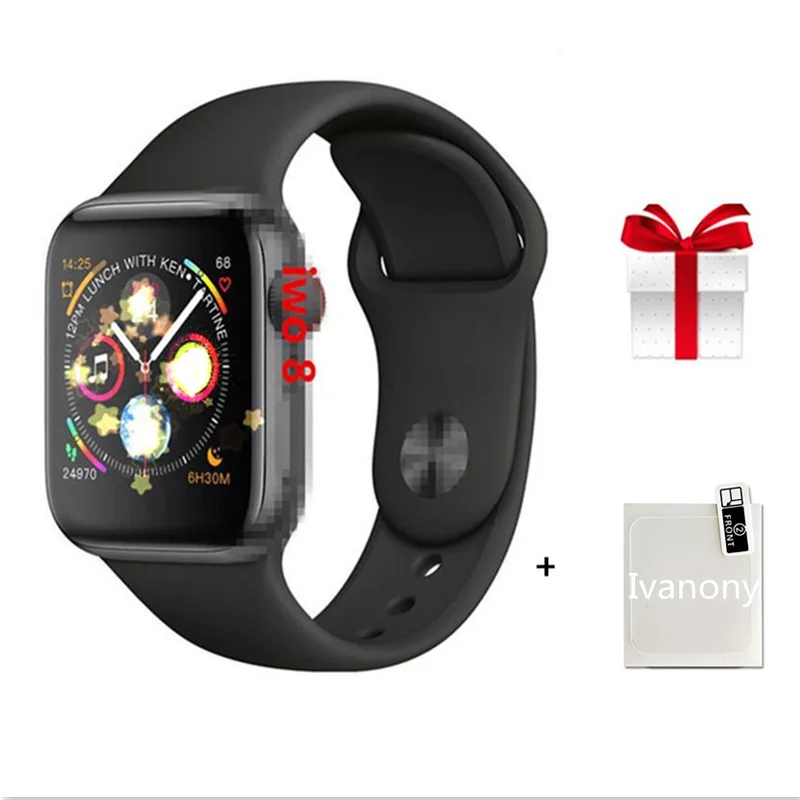 

Bluetooth Smart Watch IWO 8 44MM Series 4 MTK2502C Heart Rate Monitor ECG Pedometer Wristwatch Fitness Tracker IWO8 For Iphone