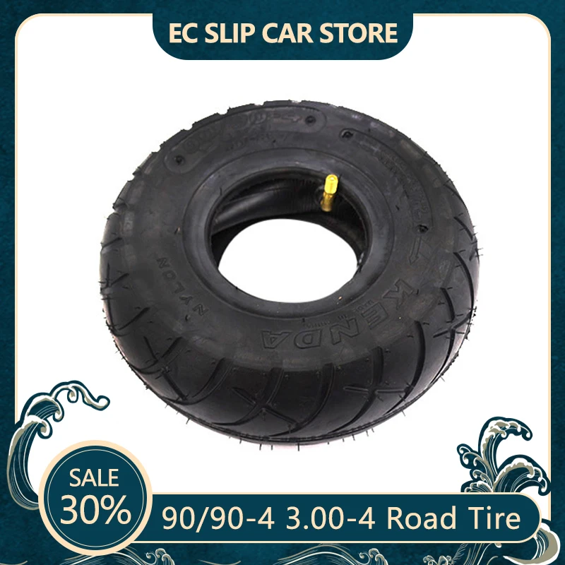 

90/90-4 3.00-4 Gas Electric Scooter Outer Tire 10 Inch Road Tire Suitable for Motorcycle Gasoline Scooter Electric Scooter