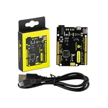 Keyestudio atmega32u4 leonardo r3 placa + 1m micro cabo usb para arduino leonardo diy projeto