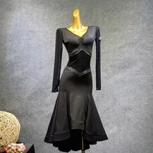 Костюмы для бальных танцев, платья для женщин, стандартное платье для танцев, вальс фламенко, драка с быками, одежда для выступлений, женская одежда для Рейв, наряд DN4293