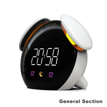 

Weather Forecast Light Alarm Clock Led Wake-Up Light Creative Children Intelligent Induction Charging Alarm Clock
