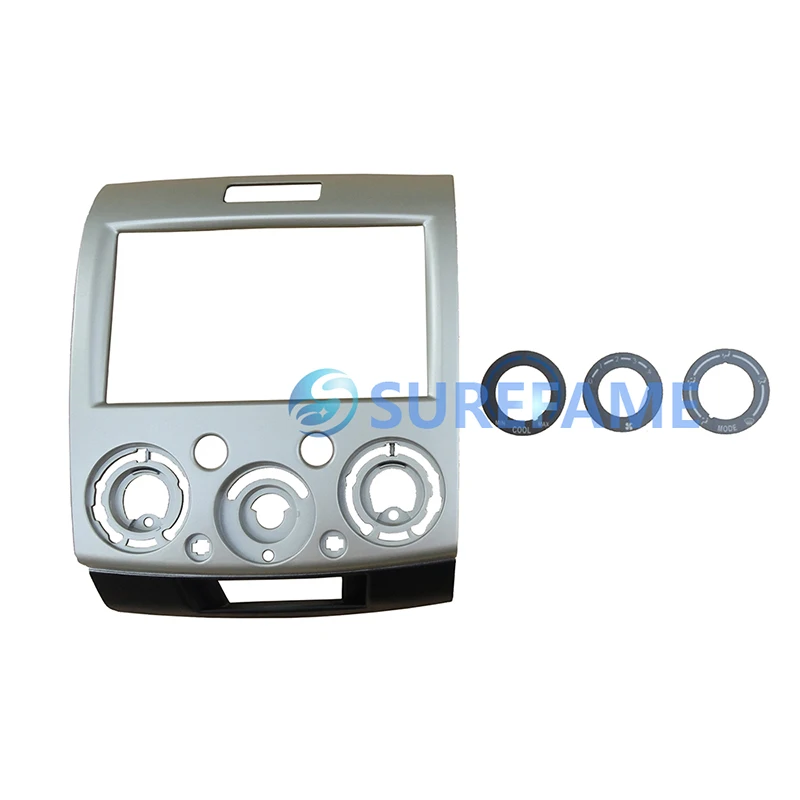 2Din Car Radio Adater Kit for Ford Ranger Everest Mazda BT 50 with Sticker Dash Trim Panel Fascia Facia Double Din | Автомобили и