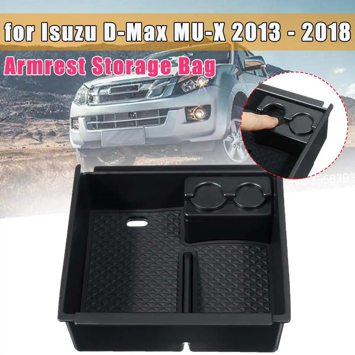 Для Isuzu d-max MU-X 2013 Creta подлокотник ящик для хранения держатель лоток для яиц контейнер коробка
