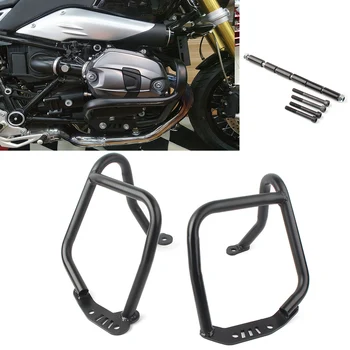

R NineT Motorcycle Front Bumper Highway Engine Crash Bar Frame Falling Protection Guards For BMW R1200 R9T R Nine T 2014- 2018