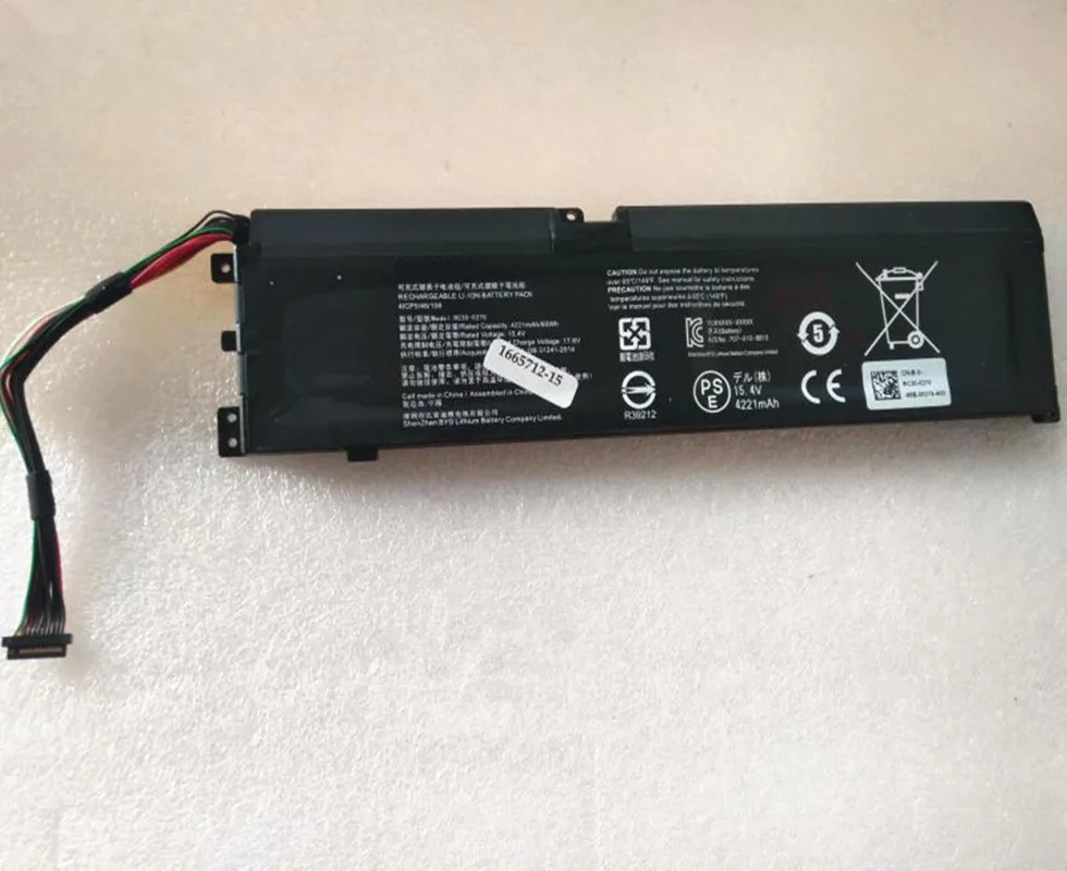 15.4V 65WH new RC30 0270 battery for Razer 15 blade RZ09 02705E75 R3U1