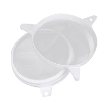 2X двойной слой сито мед фильтр экстрактор меда Пчеловодство фитинг пластик+ нейлон