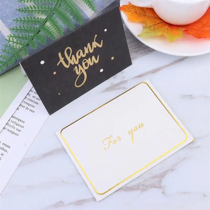  10sets Invitation Card Creative Thanksgiving Cards Greeting Card Paper With Envelopes For Wedding G - 4000330504053