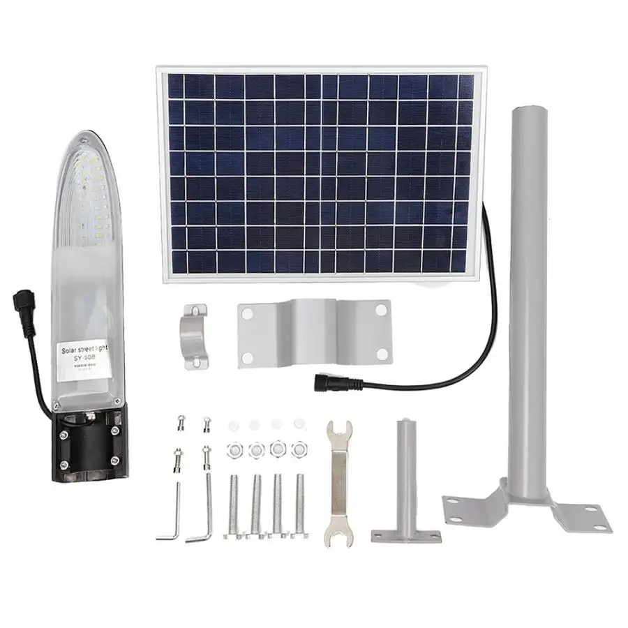 

LED Sensor Wall Light Solar Powered 30W Light Control LED Sconce Wall Light for Garden Road Corridor Outdoor