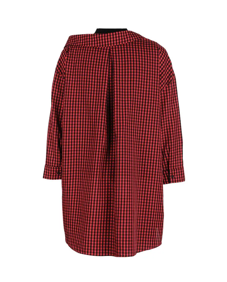 Vero Moda Новое поступление женский Двухсекционный вязаный жилет клетчатая рубашка | 318431505