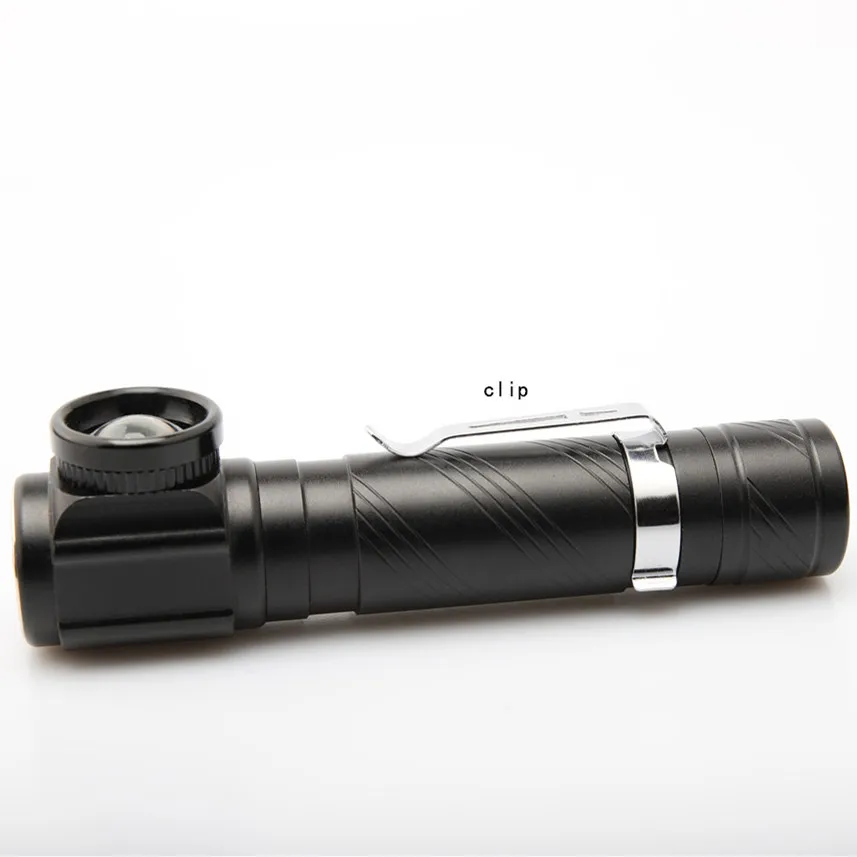 YUPARD Multi-function T6 LED Flashlight Built-in battery USB charging With magnet For night riding night fishing camping hunting