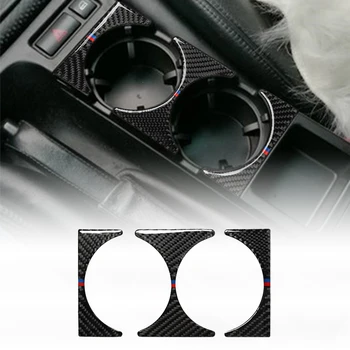 

Decor Sticker Auto Cup Holder Panel Carbon Fiber For BMW 3 Series E46 98-05