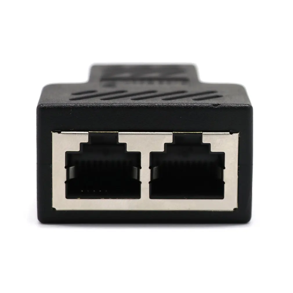 Сплиттер Ethernet RJ45 кабель-адаптер 1 штекер до 2 Женский порт LAN Сетевой разъем провода Ethernet RJ45 Кабель-адаптер